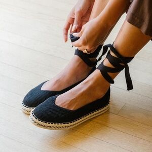 Rothy's Black Espradille Flats